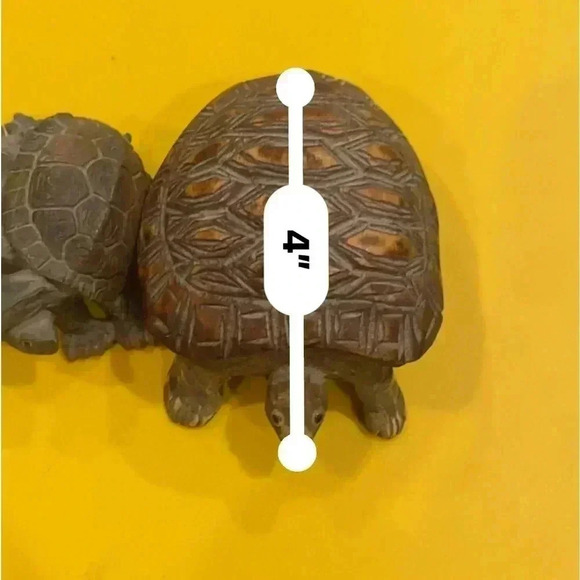 Five Miniature Turtles Collection Some Wooden Some Stone All Very Cute 🐢🐢 - Picture 15 of 16